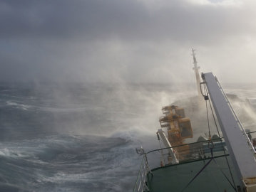 Foto Slecht Weer Op Zee